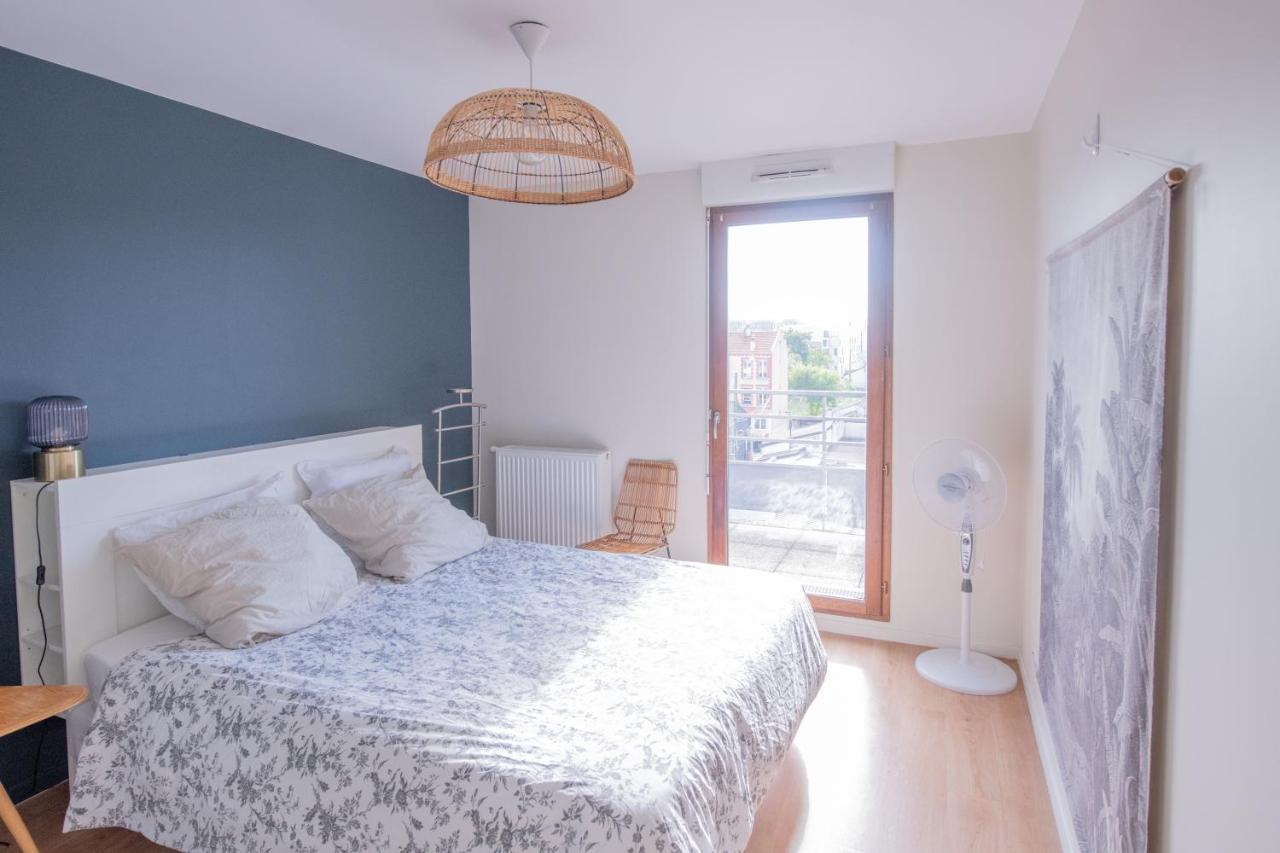 Machouart Le Duplex -Parking Gratuit Equipee Commodites- Aubervilliers Exterior foto