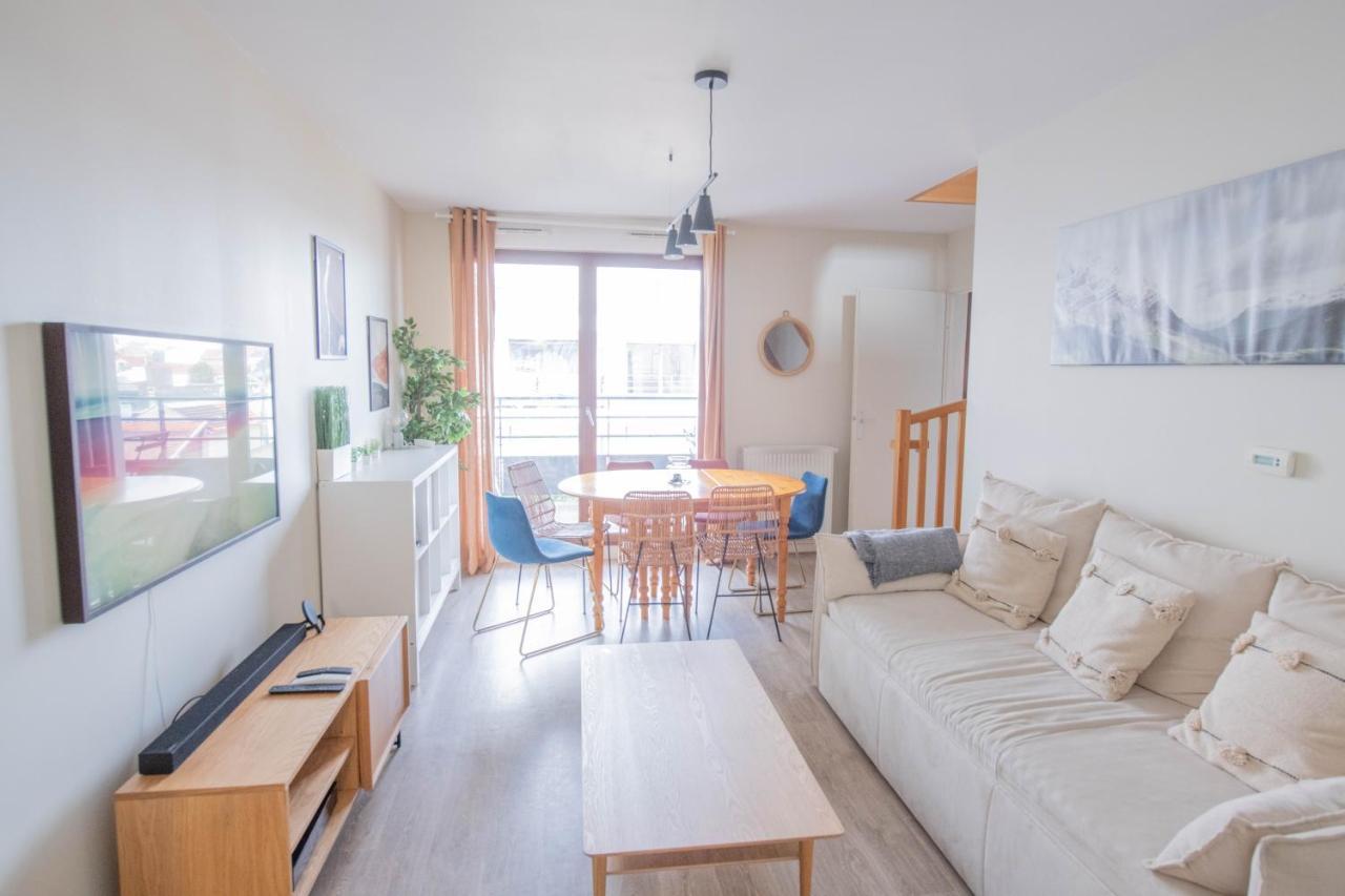 Machouart Le Duplex -Parking Gratuit Equipee Commodites- Aubervilliers Exterior foto